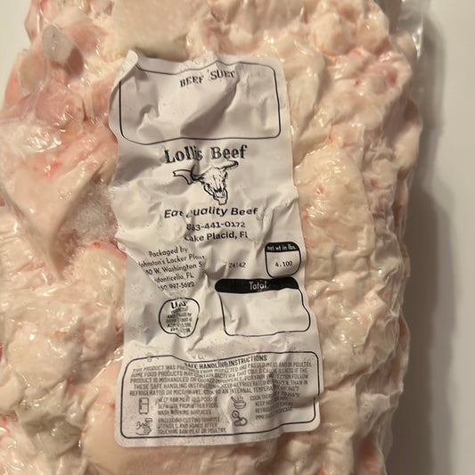 Beef Suet - 5 lbs