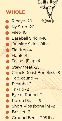 Whole Cow Bundle
